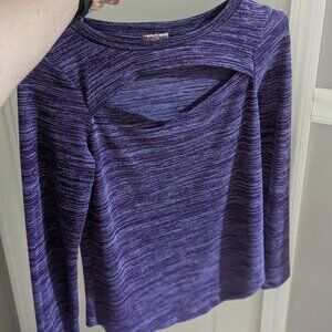 Women's Juicy Couture Purple long sleeve top size medium